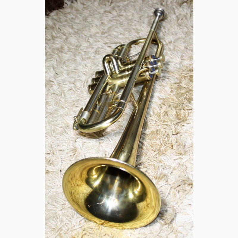 Фото 4. Труба trumpet Музична помпова Sirius 2 Amati Kraslice (ЧЕХІЯ) золото гарний стан лак