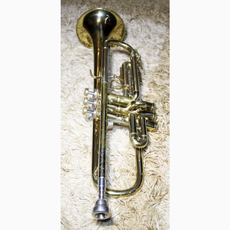 Фото 6. Труба trumpet Музична помпова Sirius 2 Amati Kraslice (ЧЕХІЯ) золото гарний стан лак