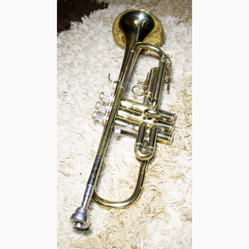 Фото 8. Труба trumpet Музична помпова Sirius 2 Amati Kraslice (ЧЕХІЯ) золото гарний стан лак