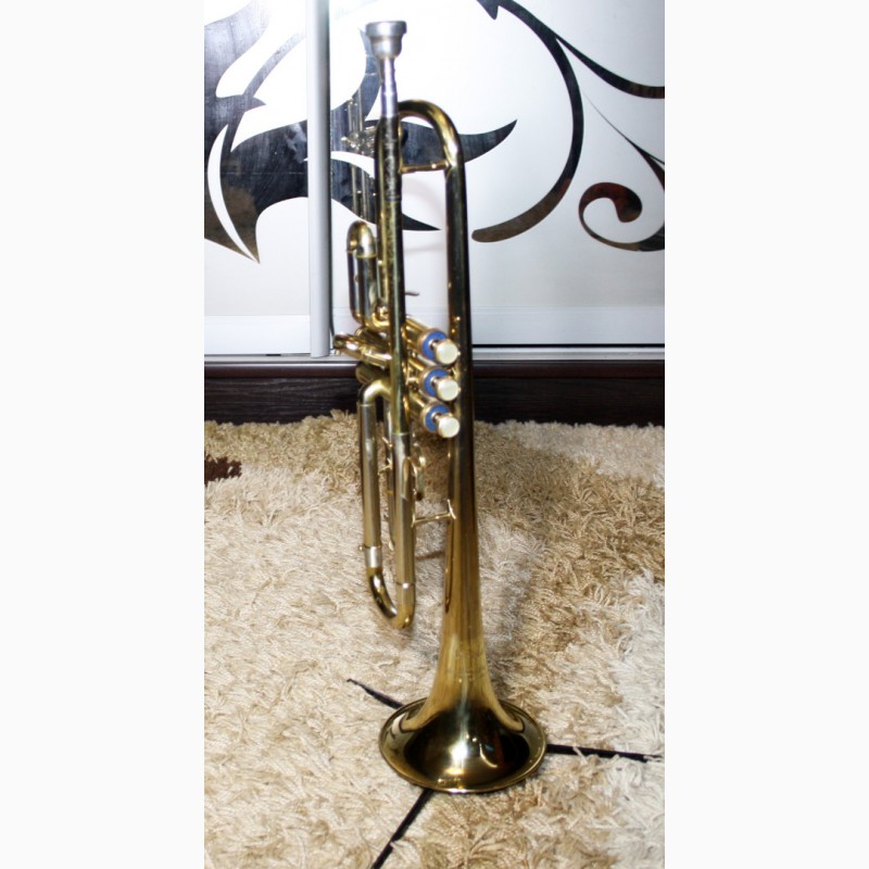 Фото 9. Труба trumpet Музична помпова Sirius 2 Amati Kraslice (ЧЕХІЯ) золото гарний стан лак