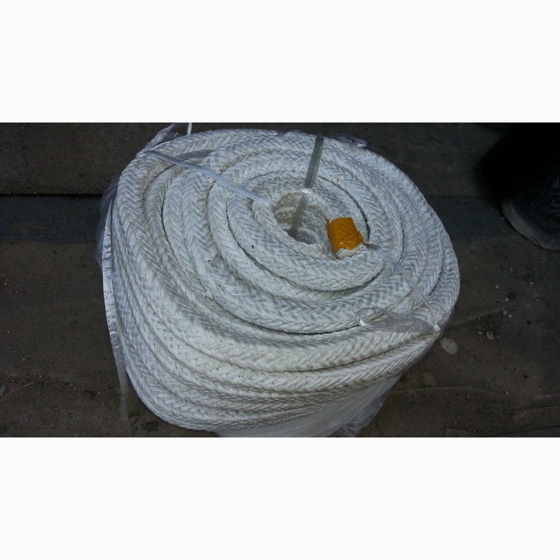 Фото 2. Уплотнительный квадратный плетёный шнур для двери котла, камина и печи