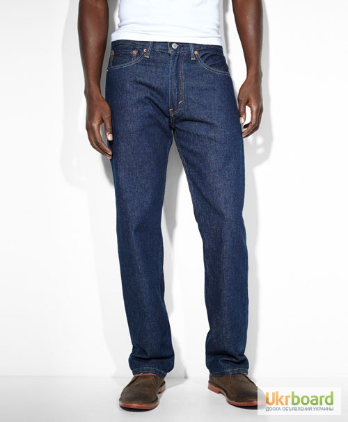 Фото 3. Джинсы Levis 505 Regular Fit Jeans - Rinse (США)