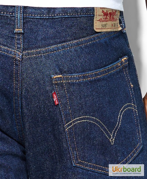Фото 5. Джинсы Levis 505 Regular Fit Jeans - Rinse (США)