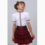 Блузка детская для девочки вишиванка, М-874