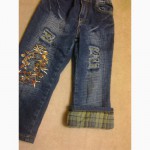 Джинсы утепленные Gloria Jeans на девочку рост 122-128
