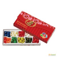 Конфеты Jelly Belly подарочная коробка Валентинка 10 вкусов
