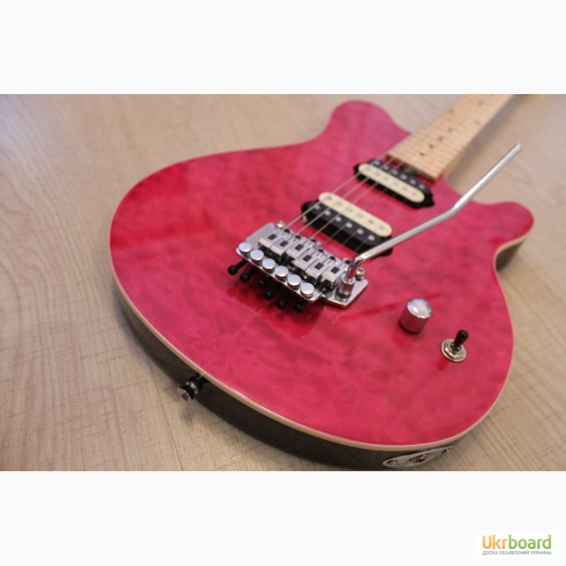 Фото 6. Электрогитара Sterling Music Man Axis 40d Trans Pink