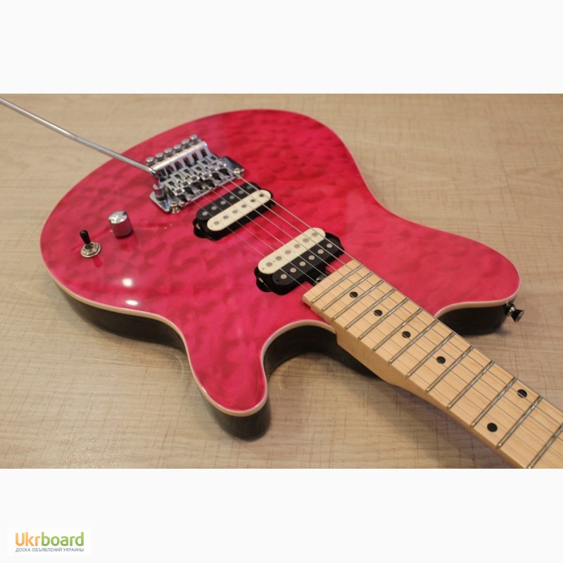 Фото 7. Электрогитара Sterling Music Man Axis 40d Trans Pink