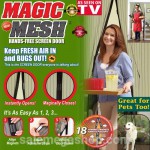 Москитная сетка на дверь Magnetic Mesh - защита от комаров