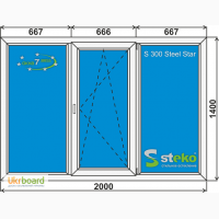 Окна металлопластиковые STEKO и двери в Чернигове и Киеве