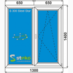 Окна металлопластиковые STEKO и двери в Чернигове и Киеве