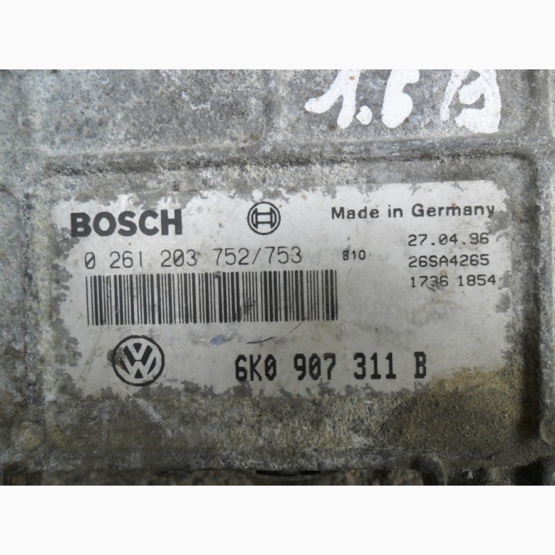 Фото 5. Блок управления VW, Seat, Bosch 0261203752/753, VW 6K0907311B