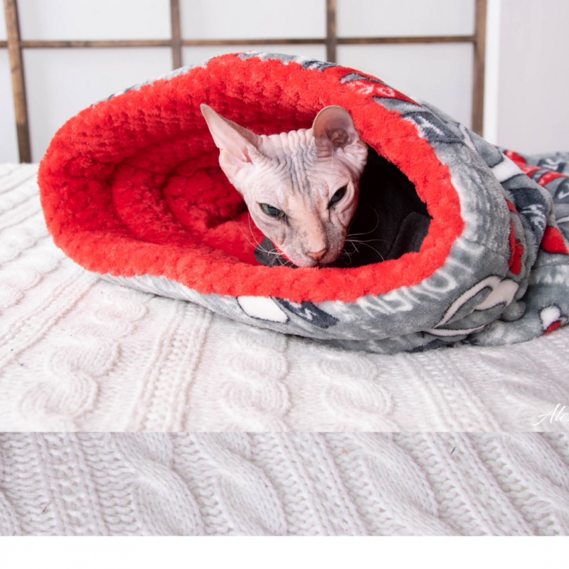 Фото 4. Продам Дом - нора мешок для кошек (MM/ Hot-Lips ), лежанка