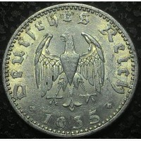 Германия 50 пфеннигов 1935 год