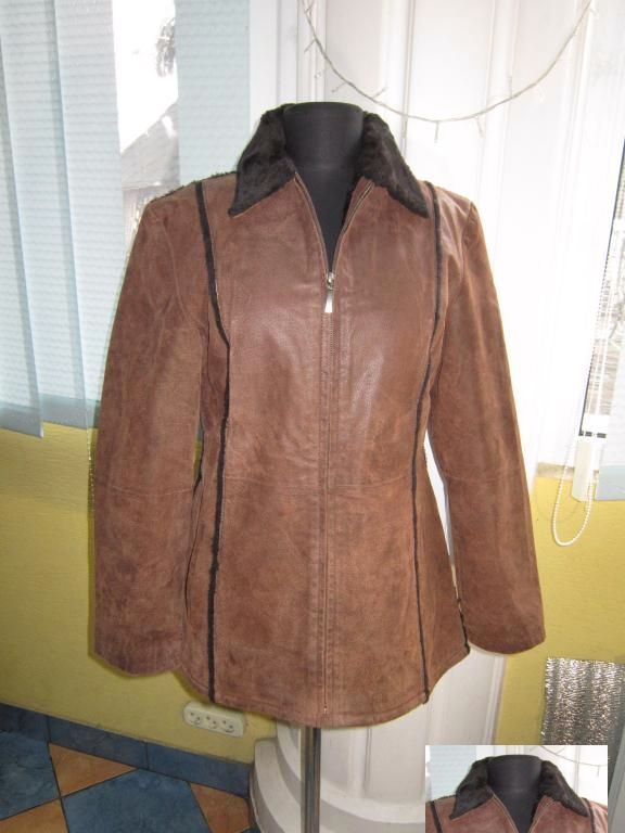 Фото 2. Классная тёплая женская кожаная куртка. Германия. Лот 870