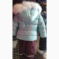 Детский зимний тёплый термо комбинезон холлофайбер+ флис рост 80 - 110 см, цвета разные