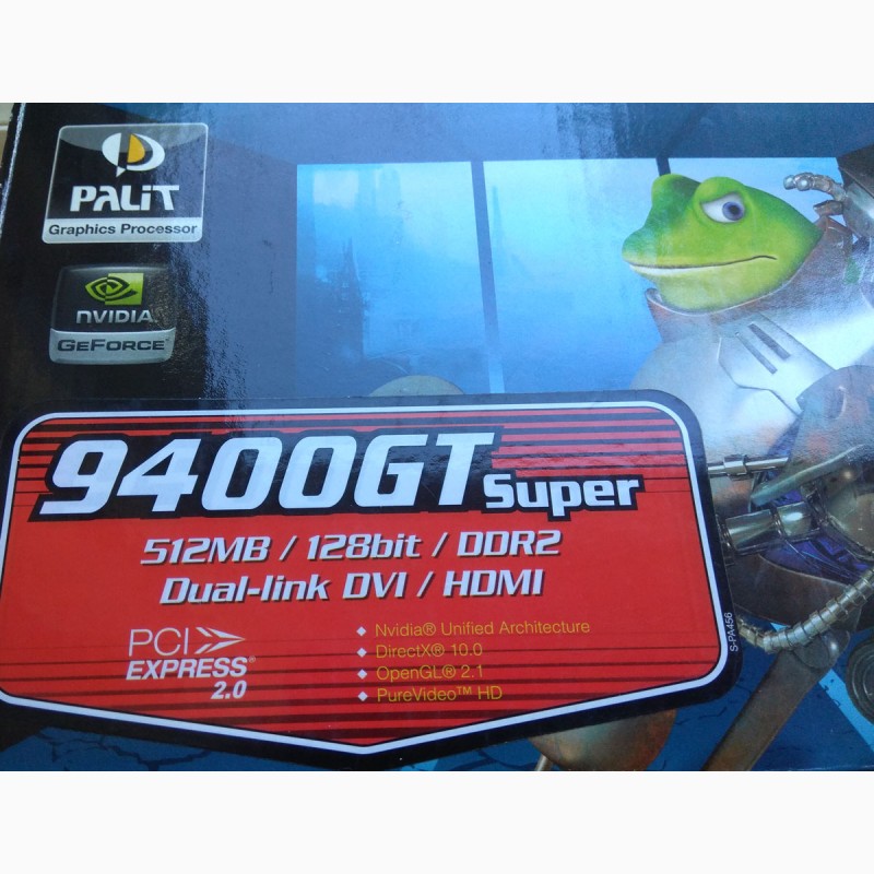 Фото 8. Видеокарта PALIT PCI-Ex GeForce 9400GT 512 MB DDR2 128bit HDMI
