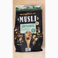 Мюсли Crownfield premium Musli с орехами/сухофруктами овсянка мюслі без сахара Германия