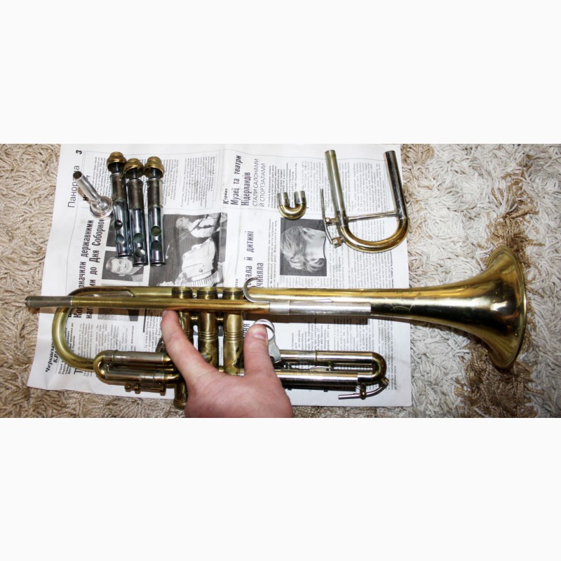 Фото 8. Труба Arioso Super Amati-Kraslice (ЧЕХІЯ)-золото Trumpet