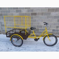 Трёхколёсный велосипед для взрослых грузовой