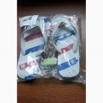 Белые мужские вьетнамки шлепки сланцы от бренда Fenchurch ASOS №523