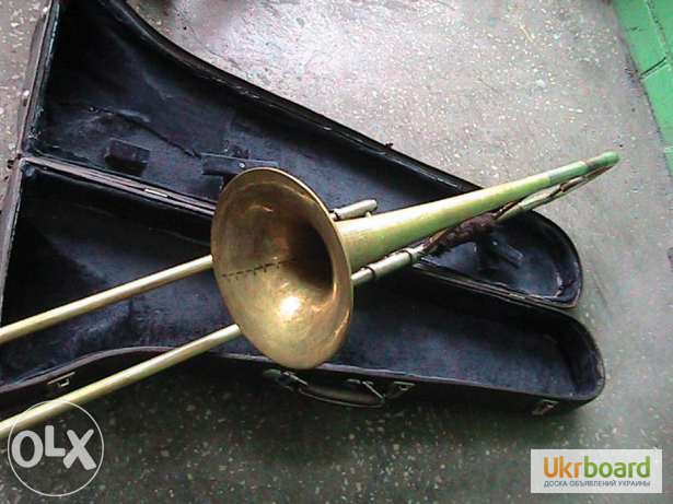 Фото 10. Тромбон Made in GDR ( Германия ).Киев. Украина. Вишнёвое