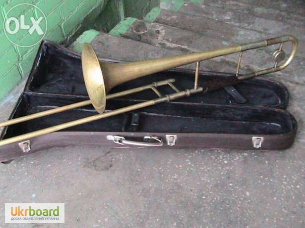 Фото 4. Тромбон Made in GDR ( Германия ).Киев. Украина. Вишнёвое