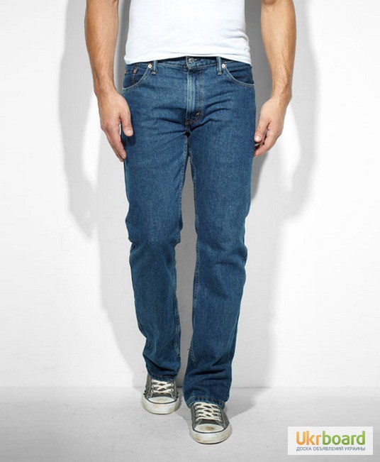 Фото 2. Джинсы Levis 505 Regular Fit Jeans - Dark Stonewash
