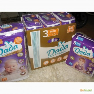 Підгузники Dada Premium та Tesco loves baby