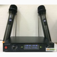 Радиосистема Shure-800 микрофоны на батарейках