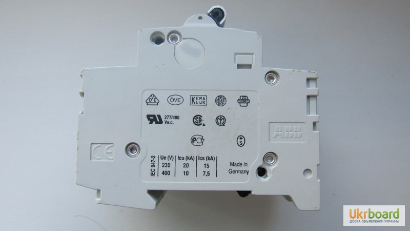 Фото 2. Продам автоматический выключатель АВВ S203-C6