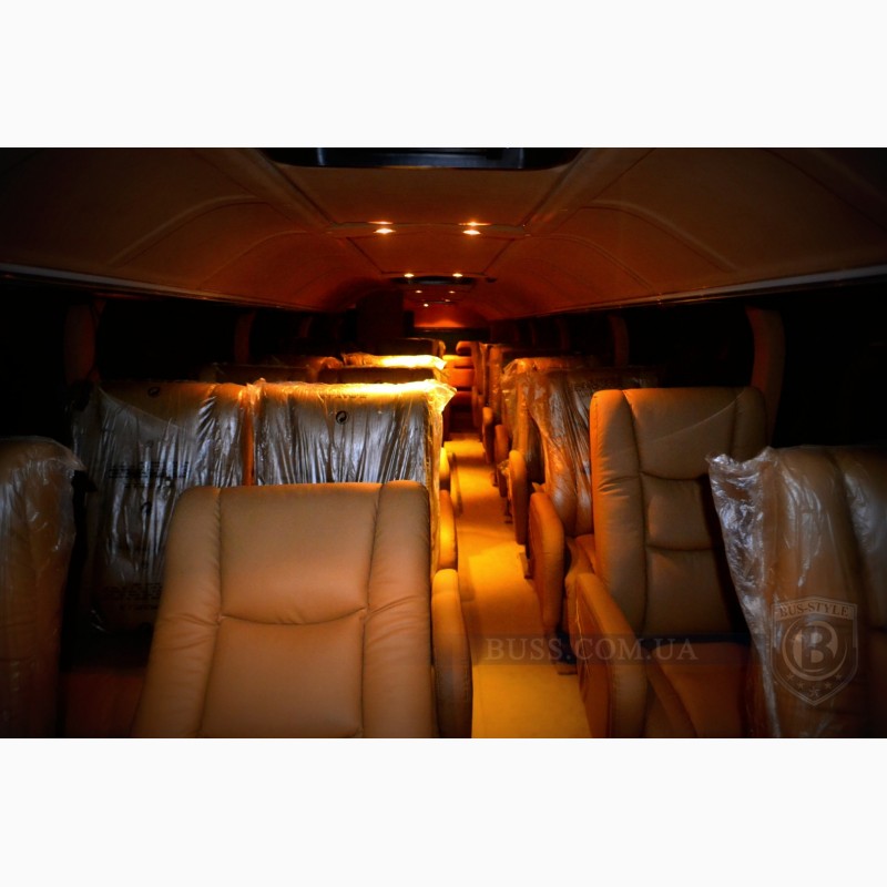 Фото 5. Обшивка перетяжка салона Neoplan Setra, перетяжка сидений автобуса неоплан