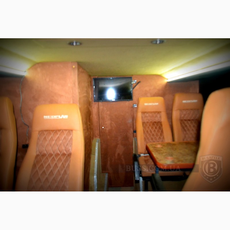 Фото 6. Обшивка перетяжка салона Neoplan Setra, перетяжка сидений автобуса неоплан