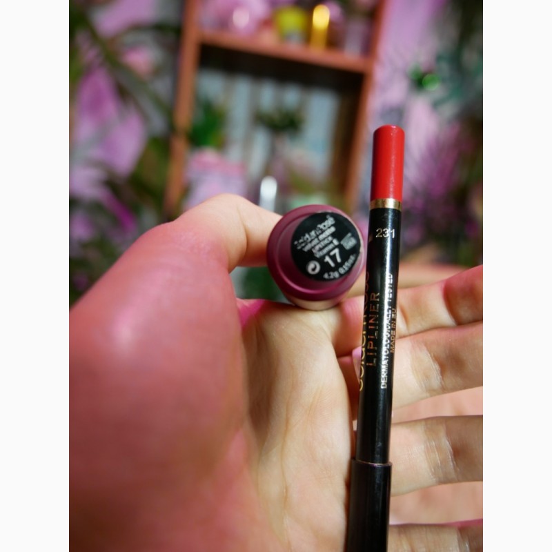 Фото 5. Продам Комплект Красно-Малиновая Матовая помада Golden Rose 17 + карандаш для губ 231