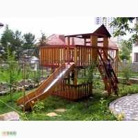 Дитячий комплекс із натурального дерева