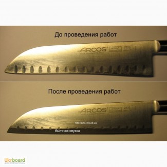 Заточка кухонних ножів з виїздом до замовника за ножами для кафе та ресторанів