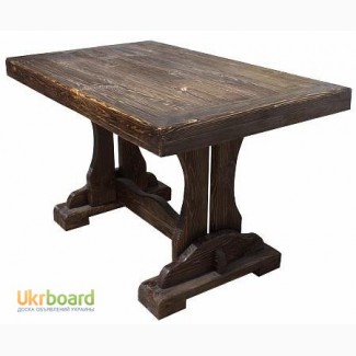Кухонные столы под старину, Деревянный стол Йорк-1