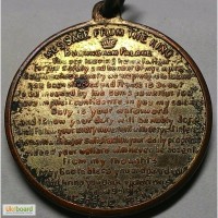 АНГЛИЯ Медаль 1914 год Сообщение Короля Георга V. БОЛЬШАЯ РЕДКОСТЬ
