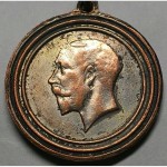 АНГЛИЯ Медаль 1914 год Сообщение Короля Георга V. БОЛЬШАЯ РЕДКОСТЬ