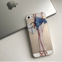 Силиконовый чехол Lady на iPhone 5/5S