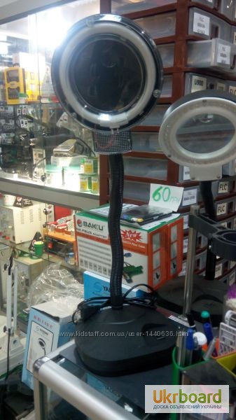 Фото 8. Настольная лампа увеличительное стекло Светодиодный бестеневой светильник с лупой