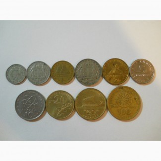 Монеты Греции (10 штук)
