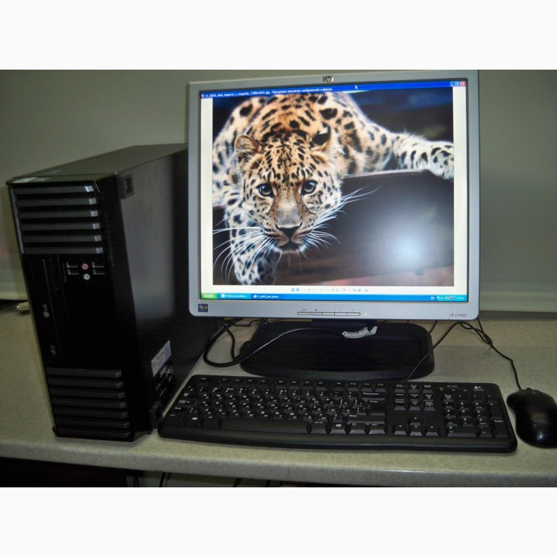 Фото 2. Комплект, компьютер Acer Veriton S480G, 2 ядра/500Гб/1Гб видео.+монитор 19