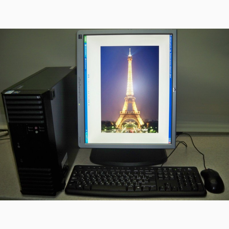Фото 4. Комплект, компьютер Acer Veriton S480G, 2 ядра/500Гб/1Гб видео.+монитор 19