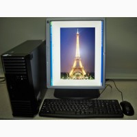 Комплект, компьютер Acer Veriton S480G, 2 ядра/500Гб/1Гб видео.+монитор 19