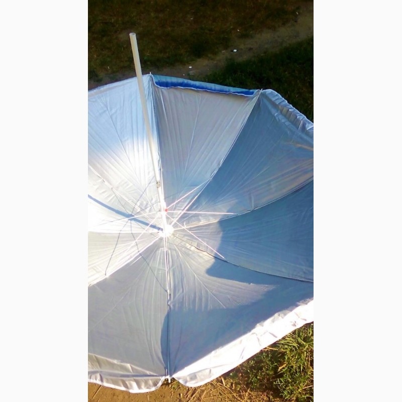 Фото 5. Пляжный зонт оптом и в розницу д1, 8 и 2 метра с наклоном и серебром