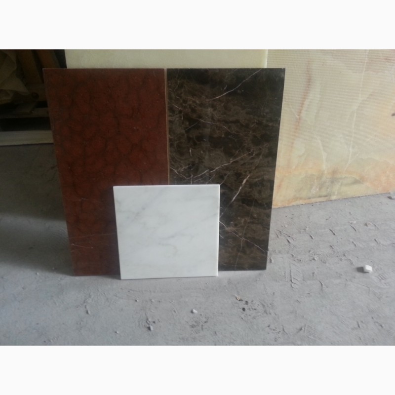 Фото 4. Каменные прямоугольные плиты ( слябы ) из мрамора толщиной 2, 3, 4 и 5 сантиметров