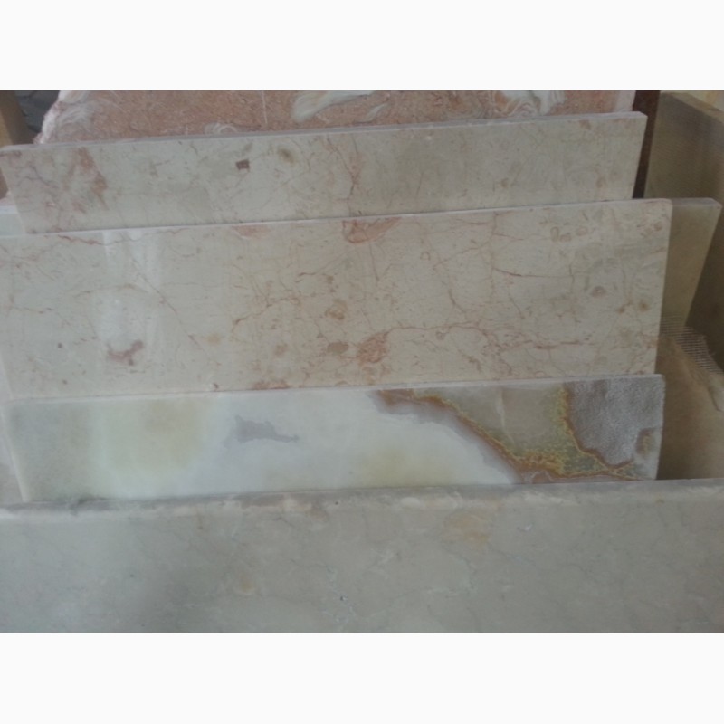 Фото 8. Каменные прямоугольные плиты ( слябы ) из мрамора толщиной 2, 3, 4 и 5 сантиметров
