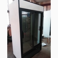 Двухдверный раздвижной холодильный шкаф