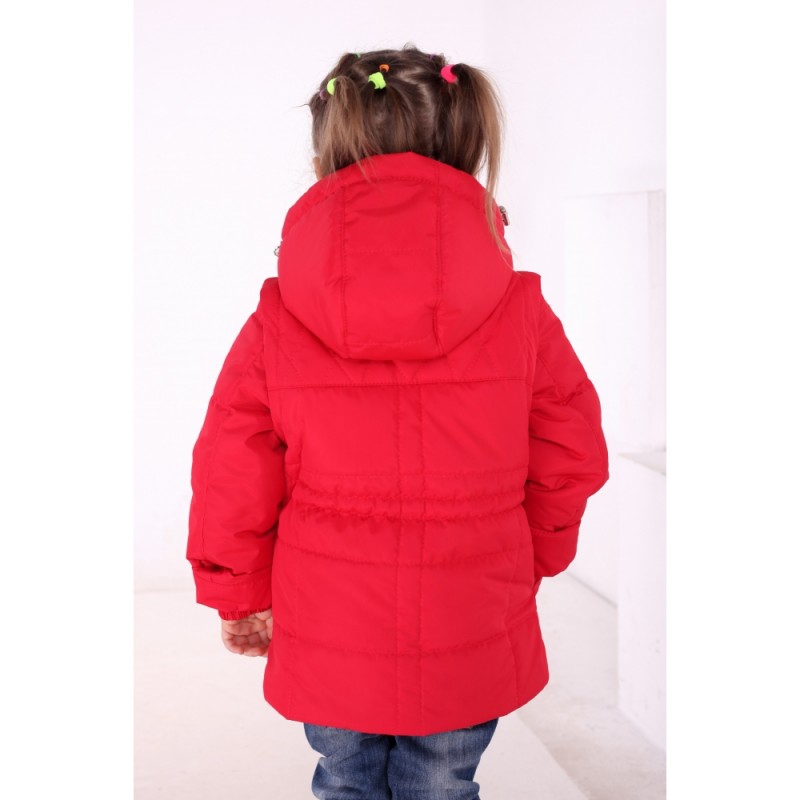 Фото 11. Демисезонные куртки - жилетки Сашенька с рюкзаком для детей 1-4 года, цвета разные